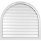 Ekena Millwork Round Top Surface Mount PVC Gable Vent: Functional, w/ 2"W x 2"P Brickmould Sill Frame, 36"W x 34"H GVPRT36X3403SF - alternate 1